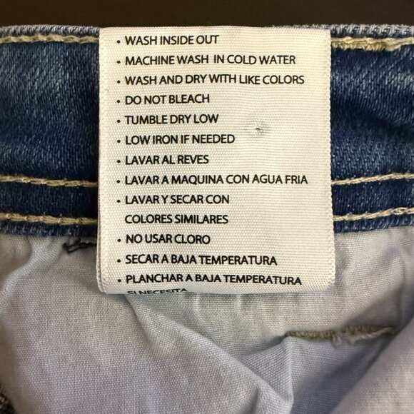 NWOT Kancan Sian High Rise Flare Denim Jeans Women's 29 Blue Medium Wash Stretch - Picture 15 of 15